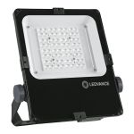 Ledvance LED Floodlight Performance Black 50W 6300lm 55x110D - 840 Cool White | IP66 - Asymmetrical