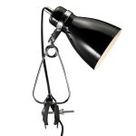 Nordlux Table Lamp Cyclone Clamp Metal Black | Suitable for 1x E14