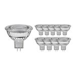 Multipack 10x Noxion LED Spot GU5.3 MR16 7.5W 621lm 60D - 840 Cool White | Dimmable - Replaces 50W