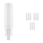 Multipack 10x Ledvance Dulux-D LED  6W - 830 Warm White | 2-Pin - Replaces 13W