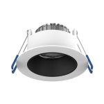 Noxion LED Spot Ares Deep White 6W 540lm 927-940 3CCT - With Inner Ring Black | Cutout 68mm