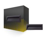 Bright Choice Wall Light Chester PC Anthracite 2W 100lm - 840 Cool White 