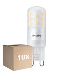 Multipack 10x Philips CorePro LED Capsule G9 Frosted 3.7W 470lm - 830 Warm White | Replaces 40W