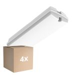 Multipack 4x LED Bulkhead White 3W 280lm - 830 Warm White | IP66