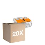 Multipack 20x Wago 3-polig