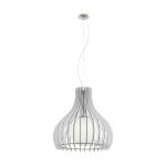 Eglo Pendant Tindori Steel Satin Nickel | IP20 - Suitable for 1x E27 
