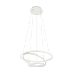 Eglo Pendant Lobinero-Z Aluminium Steel White 40W 6100lm - 830-865 Tunable White | IP20 - Zigbee Dimmable