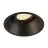 SLV Horn-T Spot Aluminium Black Round | Cutout 97mm - Suitable for 1x GU10 