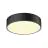 SLV Medo 30 Wall and Ceiling Light Aluminium Black Round 12W 1200lm - 927-930-940 CCT | IP50 - Best Colour Rendering - Dimmable 