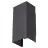 D'Lite Wall Light Aurora Aluminium Black Up & Down 6.5W 500lm - 830-840 CCT | IP54