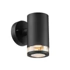 Nordlux Birk Wall Light Aluminium Black | 90mm - IP44 - Suitable for GU10