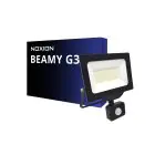 Noxion LED Floodlight Beamy G3 50W 5500lm 110D - 830 Warm White | IP65 - Motion and Light Sensor - Symmetrical