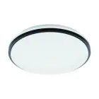 Eglo Wall and Ceiling Light Pinetto Steel White 15.6W 1900lm - 840 Cool White | IP44 