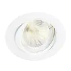 Any Lamp Recessed Spot Circular Tiltable White | Cutout 75mm - GU5.3 Socket
